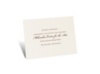 Ecru Shimmer Reception Card