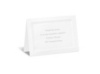 White Triple Frame Reception Card