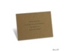 Mocha Shimmer Reception Card