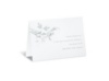 Silver Lovebirds Reception Card