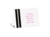 Black and Bling Reception Card