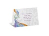 Shimmering Colors Bar and Bat Mitzvah Reception Card