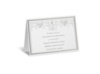 Silver Elegance Reception Card