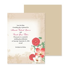 Sweet Posies Save the Date