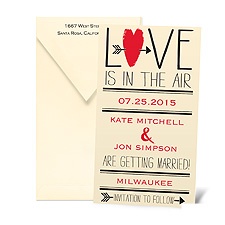Love is in the Air Save the Date