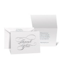 Silver Foil Thank You Card - Personalized