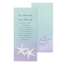 Mermaid Treasures Wedding Invitation - Ariel