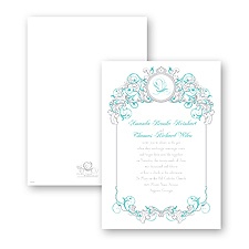 Fairy Tale Filigree Wedding Invitation - Ariel
