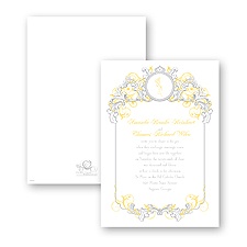 Fairy Tale Filigree Wedding Invitation - Belle
