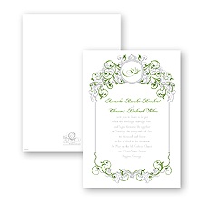 Fairy Tale Filigree Wedding Invitation - Tiana