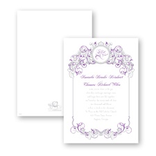 Fairy Tale Filigree Wedding Invitation - Rapunzel