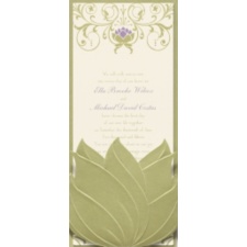 Water Lily Wedding Invitation - Tiana