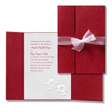 Apple Blossoms Wedding Invitation - Snow White