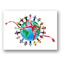 Around the World Holiday Card