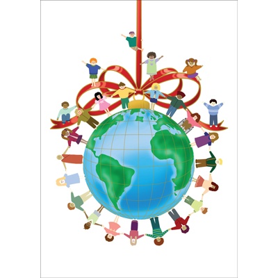 Sharing Happiness Holiday Card