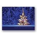 Glowing Thank You Holiday Card