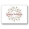 Designer Wreath Holiday Card
