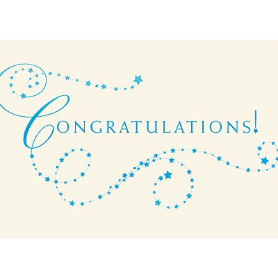 Congratulations
