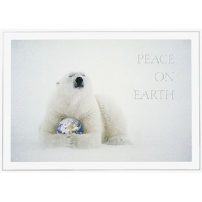 Peaceful Hug Holiday Card