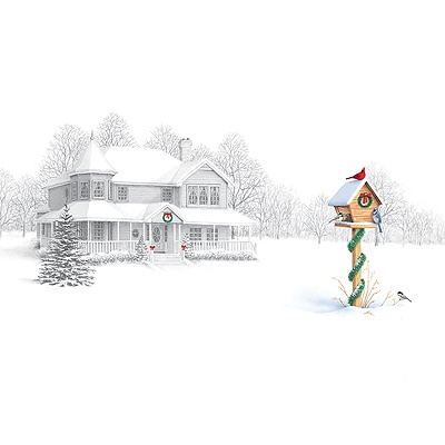 Country Living Holiday Card