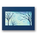 Icy Glow Holiday Card