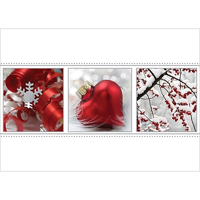 Christmas Red Holiday Card