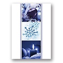 Winter Blue Holiday Card