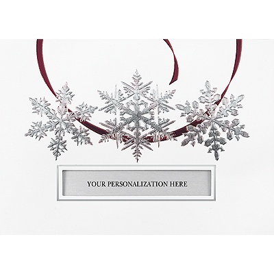 Three Flakes Fall Holiday Card
