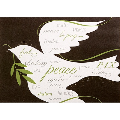 Filled with Peace Holiday Card