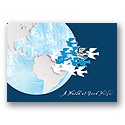 Peaceful Flight Holiday Card