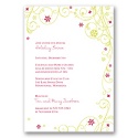 Swirling Snowflakes Holiday Invitation