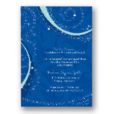 Winter Night Holiday Invitation