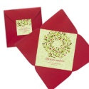 Artistic Wreath Holiday Card