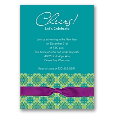 Cheers Holiday Invitation