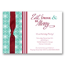 Merry Party Holiday Invitation