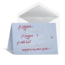Holiday Sparkle Holiday Card