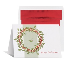 Charming Wreath Holiday Card