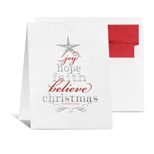 Tree of Words Holiday Card