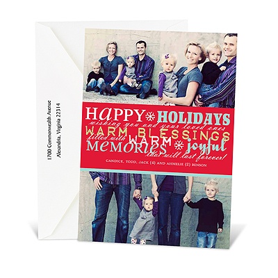 Joyful Memories Photo Holiday Card