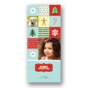 Patchwork Tea Length Photo Holiday Card