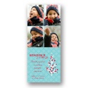 Mod Tree Tea Length Photo Holiday Card