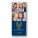 Hanukkah Tea Length Photo Holiday Card