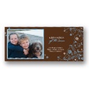 Flurries Tea Length Photo Holiday Card
