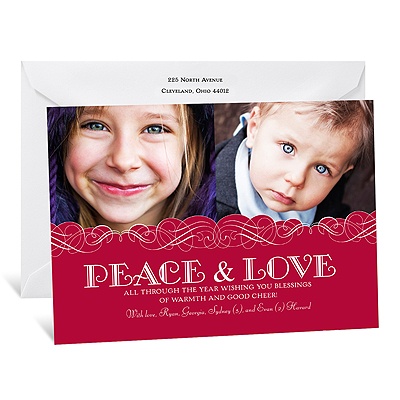 Wishes Photo Holiday Card
