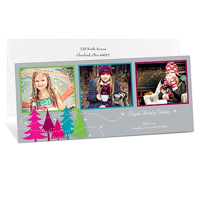 Neon Trees Tea Length Photo Holiday Card