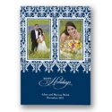 Midnight Lace Photo Holiday Card
