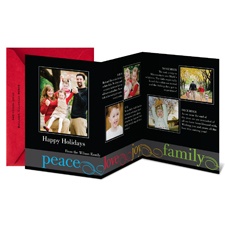 Family Storyline Photo Holiday Card