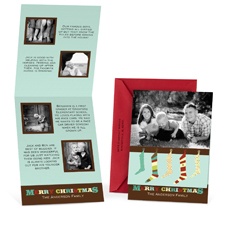 Stockings Storyline Photo Holiday Card