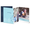 Blue Skies Photo Holiday Card