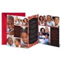 Scarlet Flurry Photo Holiday Card